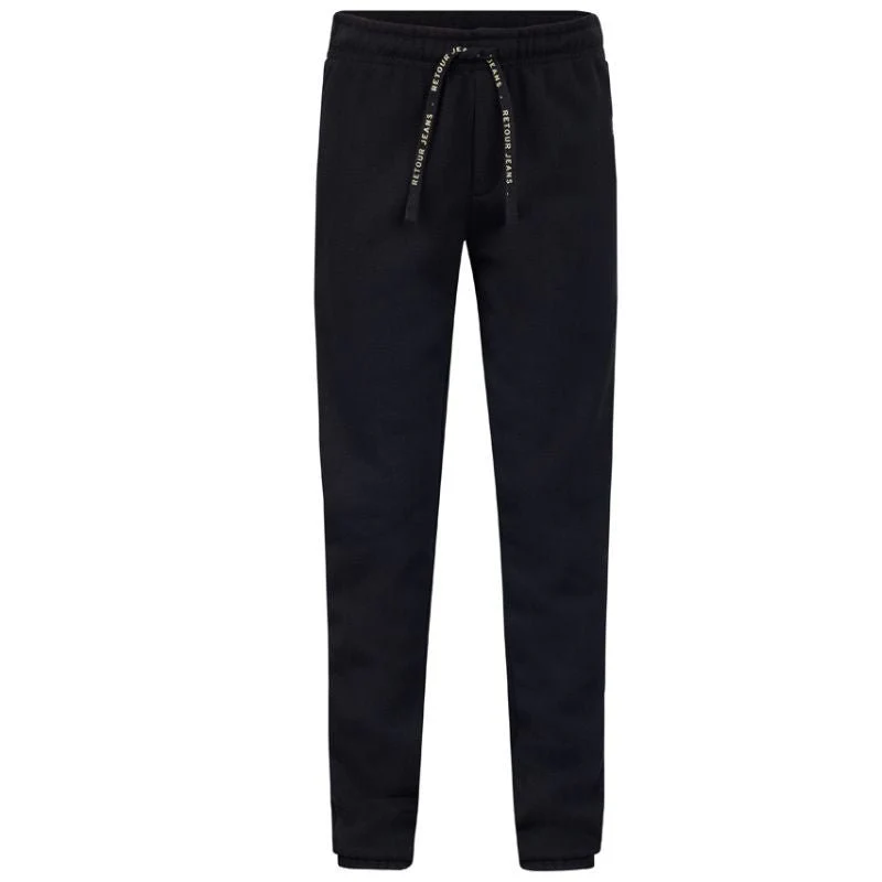 Zwarte comfy jogging sweatpant Dean - Afbeelding 2