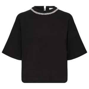 Zwarte glitter knit pullover Dorise