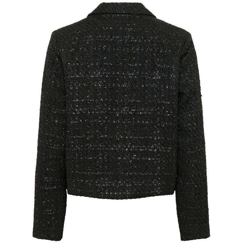 Zwarte korte blazerjacket Nigella - Afbeelding 3