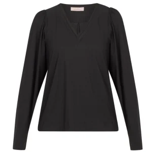 Zwarte light travel v-hals top Lola