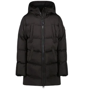 Zwarte long puffer jacket Maysay