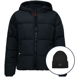 Zwarte puffer winterjacket Tiffany