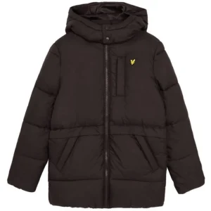 Zwarte Ripstop Quilted Puffer Coat