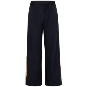 Zwarte shiny bonded trousers Iggy