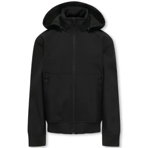 Zwarte softshell bomber jacket Bowie