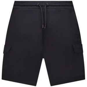 Zwarte sweatstof cargo short Nyo