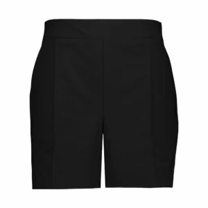 Zwarte travelstof short Lisanne