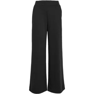 Zwarte wide leg pantalon Kendall GRS