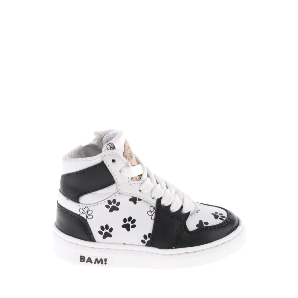 Bam Kinder Veterschoenen B1664 Zwart - Afbeelding 2